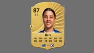 Sam Kerr leads the attack for Chelsea's women's team (Image via EA Sports)